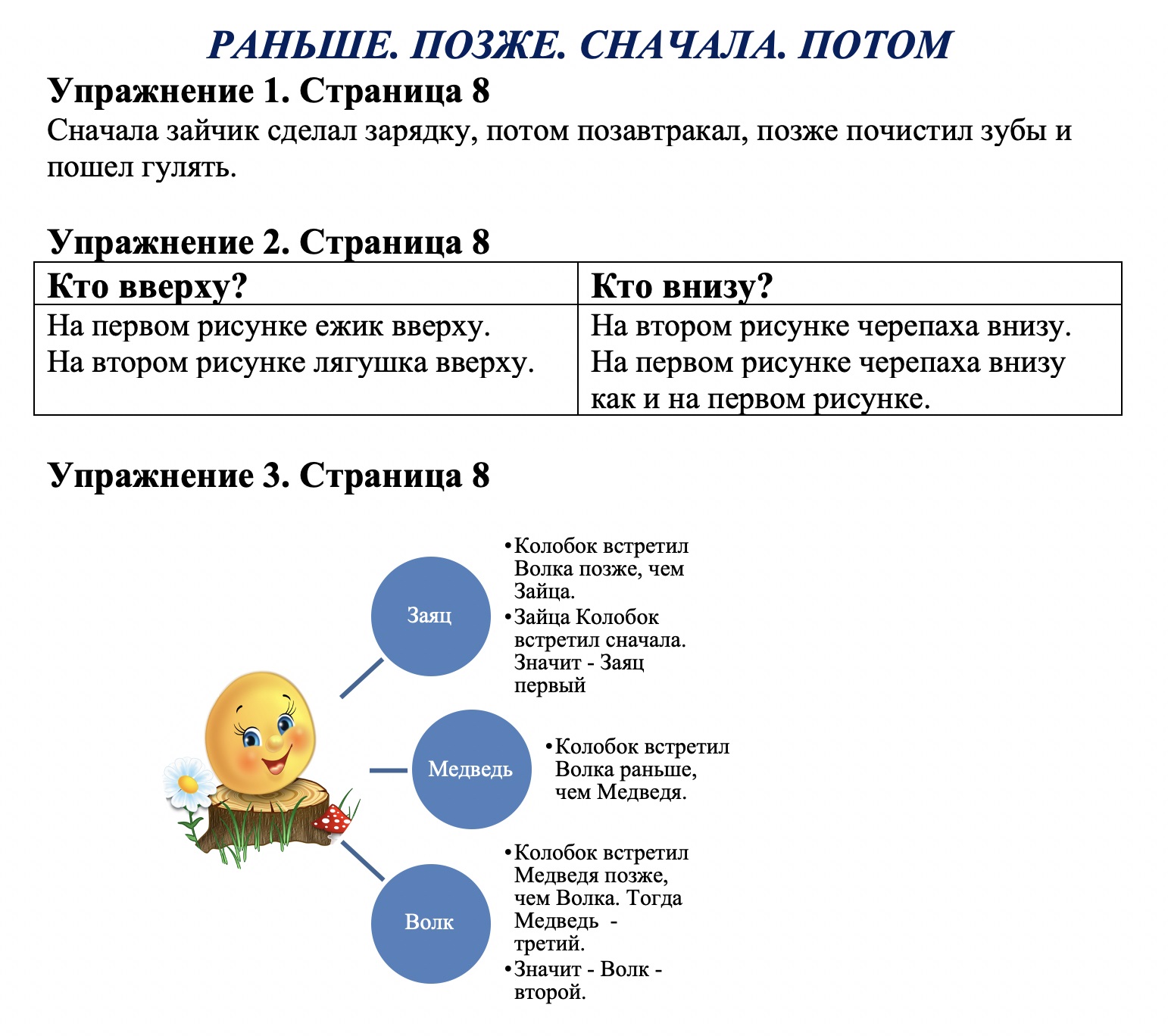 гдз 1 класс Учебник  страница 8 Математика Моро М. И., Волкова С. И., Степанова С. В.