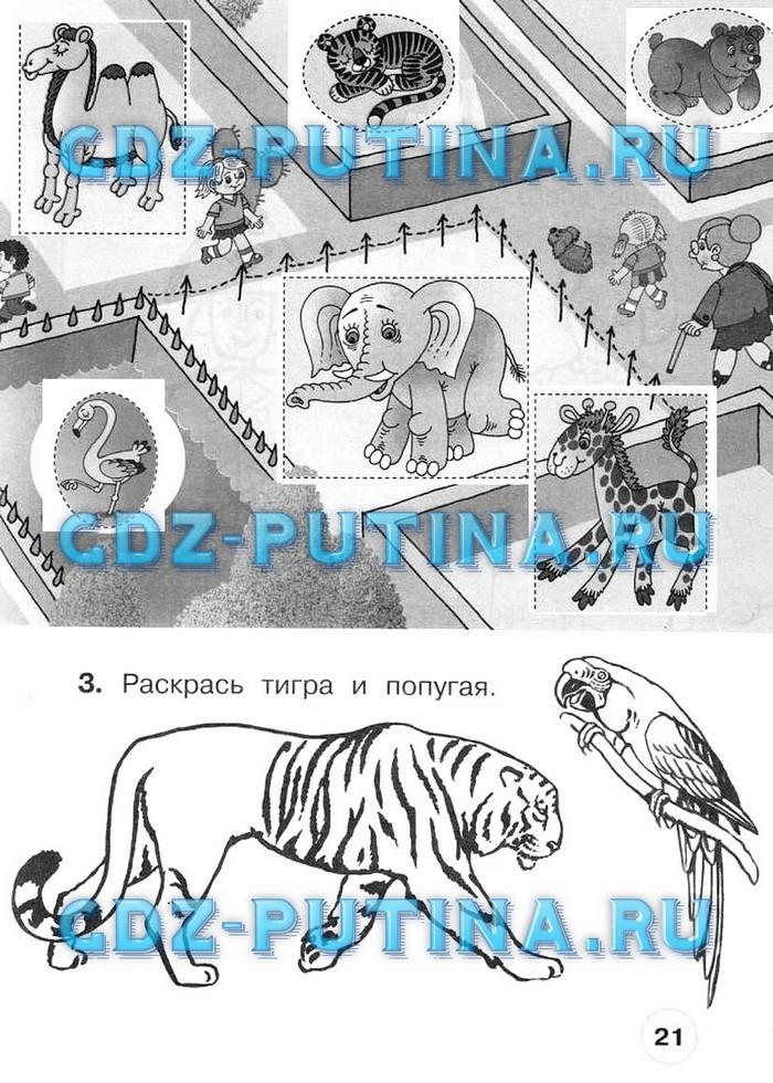 гдз 1 класс Рабочая тетрадь часть: 2 страница 21 Окружающий  мир Плешаков А.А., Новицкая М.Ю.