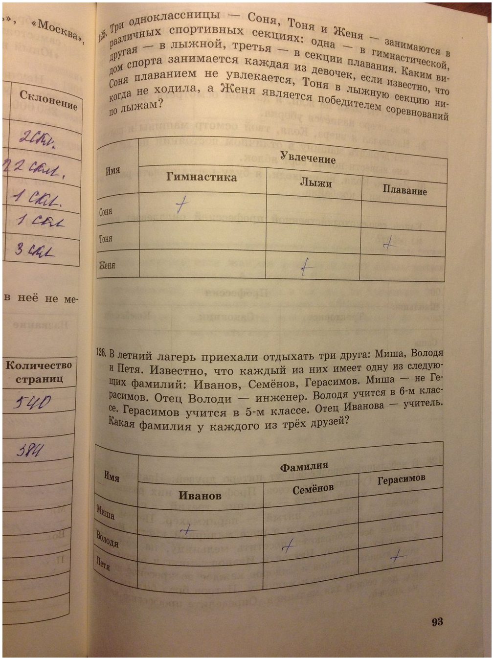 гдз 5 класс Рабочая тетрадь   задание 93 Информатика Босова Л.Л., Босова А.Ю.