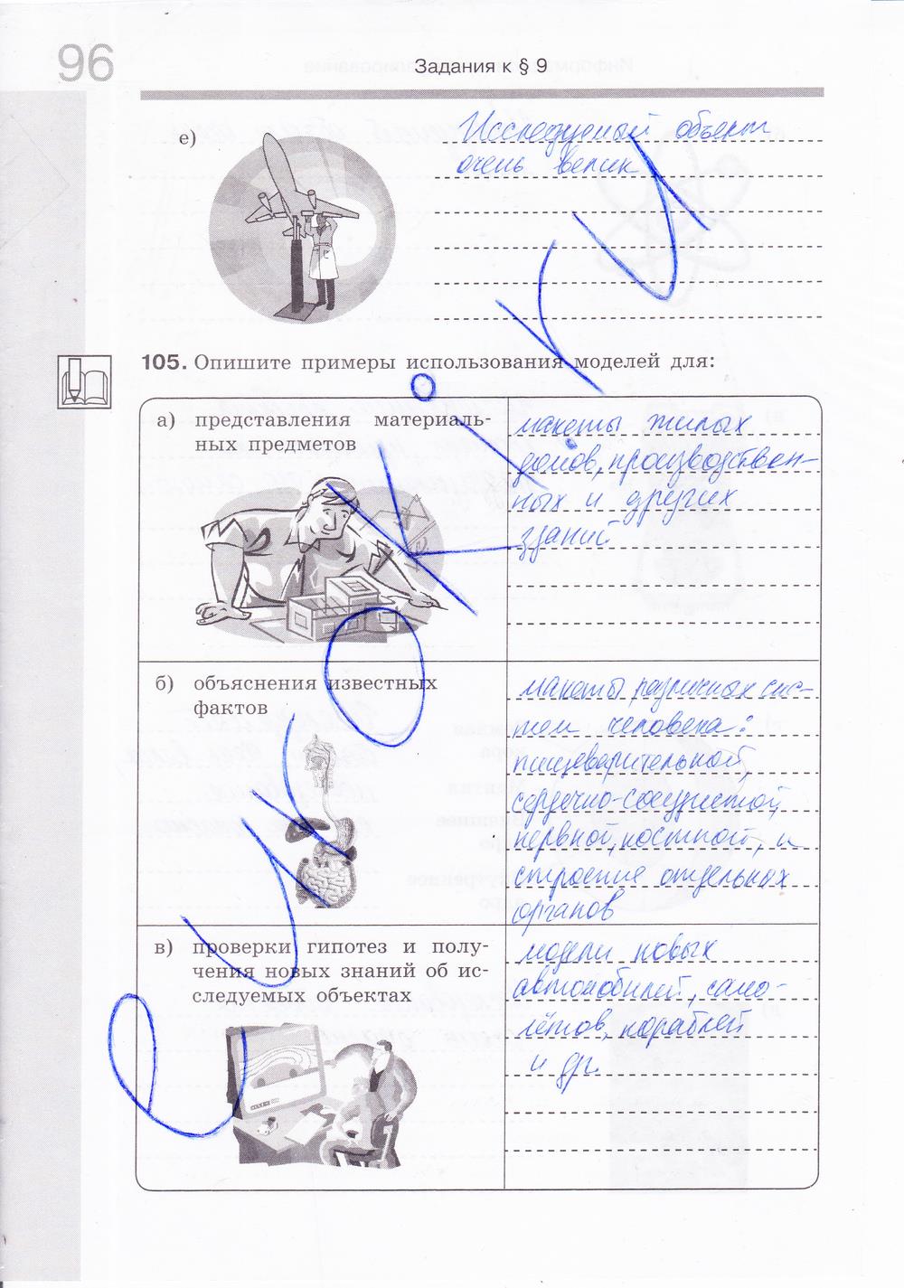 гдз 6 класс Рабочая тетрадь: часть 1, 2 страница 97 Информатика Босова Л.Л., Босова А.Ю.