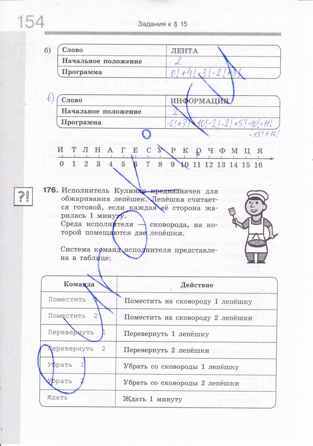 гдз 6 класс Рабочая тетрадь: часть 1, 2 страница 57 Информатика Босова Л.Л., Босова А.Ю.