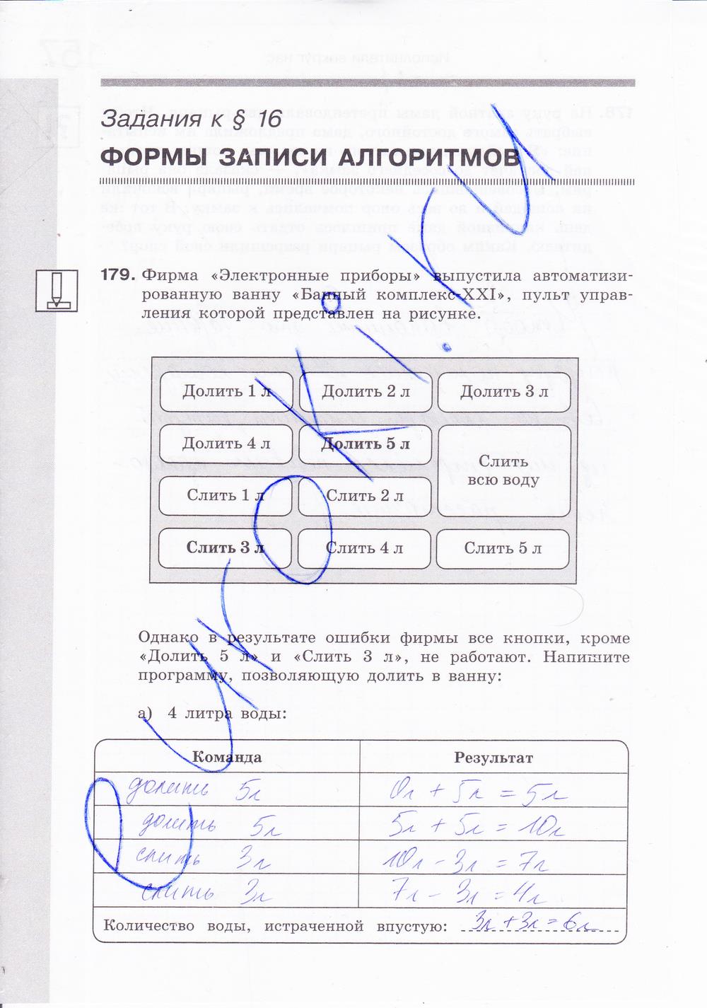 гдз 6 класс Рабочая тетрадь: часть 1, 2 страница 61 Информатика Босова Л.Л., Босова А.Ю.