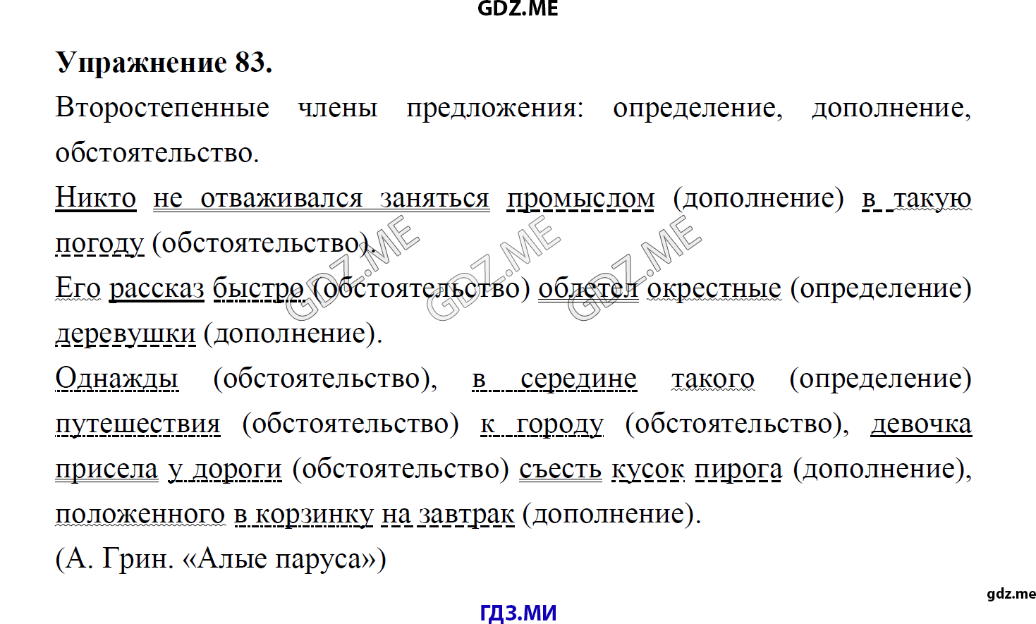 гдз 8 класс Учебник    задание 83 Русский язык М.М. Разумовская, C.И. Львова, В.И. Капинос, В.В. Львов, А.А. Ерманок,